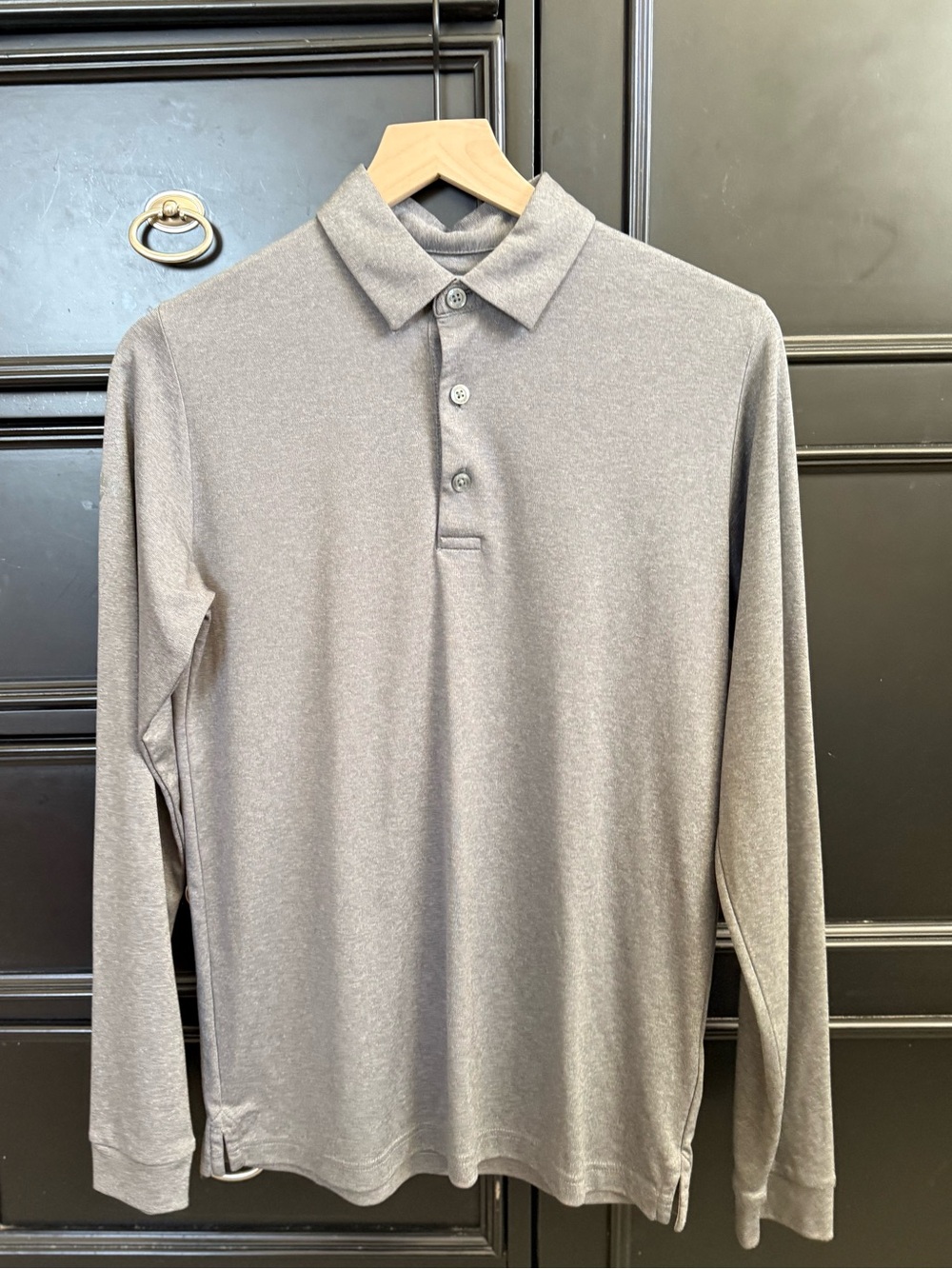 Callaway Long-Sleeve Grey Polo Shirt - Lightweight Men’s Top